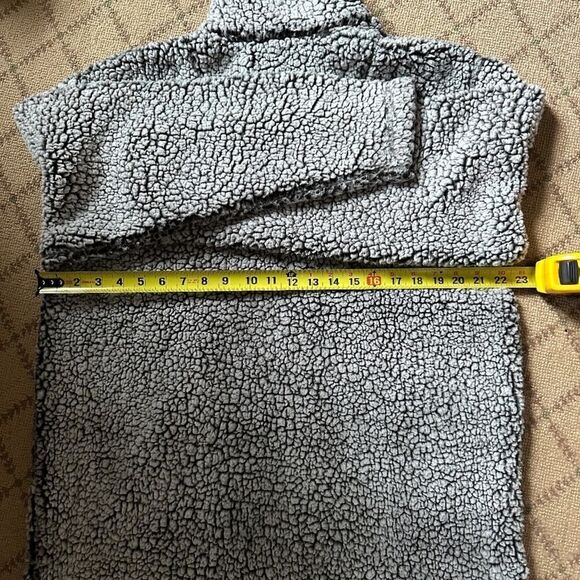 University of Maryland gray sherpa Boxercraft 1/4 zip L NWOT - Picture 4 of 10